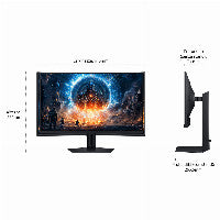 Samsung 68cm/27" (2560x1440) Samsung Odyssey G6 LS27FG602EUXEN 16:9 WQHD IPS 1ms 350Hz HDMI DisplayPort VESA HDR FreeSync Black – Ansicht 5