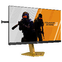 AOC Agon Pro CS24A - 24 Zoll Full HD Gaming, 610Hz 0,5ms gtg, G-Sync,HDR400 (1920x1080, 2x HDMI 2.1, DP 1.4, USB Hub) schwarz-rot-orange – Ansicht 4