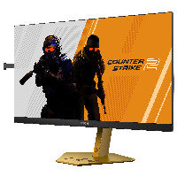 AOC Agon Pro CS24A - 24 Zoll Full HD Gaming, 610Hz 0,5ms gtg, G-Sync,HDR400 (1920x1080, 2x HDMI 2.1, DP 1.4, USB Hub) schwarz-rot-orange – Ansicht 6