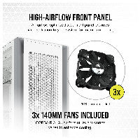 Corsair 7000D Airflow White Full Tower Gaming Gehäuse mit Glas Seitenfenster
