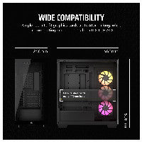 Corsair 3500X LINK RGB schwarz Midi Tower ATX Gaming Gehäuse