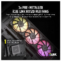 Corsair 3500X LINK RGB schwarz Midi Tower ATX Gaming Gehäuse