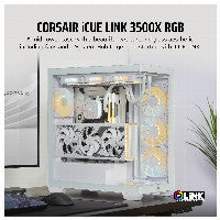 Corsair 3500X LINK RGB weiß Midi Tower ATX Gaming Gehäuse