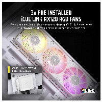 Corsair 3500X LINK RGB weiß Midi Tower ATX Gaming Gehäuse