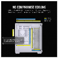 Corsair 3500X weiß Midi Tower ATX Gaming Gehäuse