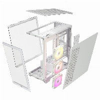Corsair 3500X ARGB weiß Midi Tower ATX Gaming Gehäuse