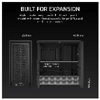 CORSAIR Frame 4000D RS Midi Tower ATX Gaming Gehäuse TG Seitenfenster