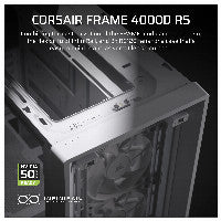 CORSAIR Frame 4000D RS Weiß Midi Tower ATX Gaming Gehäuse