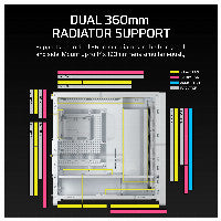 CORSAIR Frame 5000D RS Weiß Midi Tower ATX Gaming Gehäuse