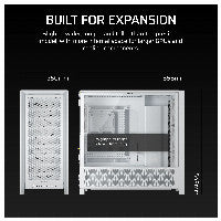 CORSAIR Frame 5000D RS Weiß Midi Tower ATX Gaming Gehäuse
