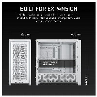 CORSAIR Frame 4000D Weiß Midi Tower ATX Gaming Gehäuse