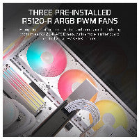 CORSAIR Midi 3500X RSR ARGB (Tempered Glass) White