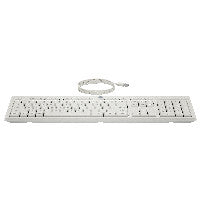HP HP Tastatur+Maus 225 Set Kabelgebunden Weiß