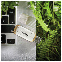 Intenso Green Line USB-Stick 128 GB USB Typ-A 3.2 Gen 1 (3.1 Gen 1) Beige, Braun
