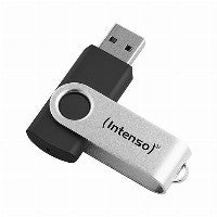 Intenso USB-Stick Office Line, 32 GB, USB-A, 3.2 Gen 1x1, schwarz-silber