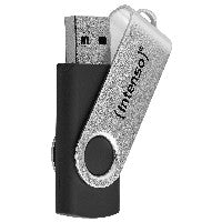 Intenso USB-Stick Office Line, 32 GB, USB-A, 3.2 Gen 1x1, schwarz-silber