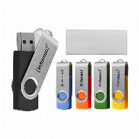 Intenso 5 x USB-Stick Office Line, 16 GB, USB-A, 3.2 Gen 1x1, bunt