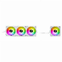 ADATA K COOLER XPG Hurricane MAG 120 ARGB PWM Lüfter 120mm weiß 4er Pack – Ansicht 2