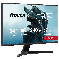 iiyama 60,5 cm/23,8? (1920×1080) iiyama G-Master G2471HS-B1 16:9 FHD Fast IPS 0,3 ms (MPRT) 240 Hz HDMI 2.0 ×2 DisplayPort 1.2 VESA Black – Ansicht 3