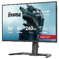 iiyama 60,5 cm/23,8? (1920×1080) iiyama G-Master GB2471HSU-B1 16:9 FHD Fast IPS 0,3 ms 240 Hz HDMI DisplayPort VESA Black – Ansicht 3