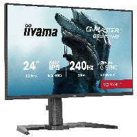 iiyama 60,5 cm/23,8? (1920×1080) iiyama G-Master GB2471HSU-B1 16:9 FHD Fast IPS 0,3 ms 240 Hz HDMI DisplayPort VESA Black – Ansicht 4