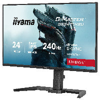 iiyama 60,5 cm/23,8? (1920×1080) iiyama GB2471HSU-B1 16:9 FHD Fast IPS 0,3ms (MPRT) 240 Hz HDMI 2×DisplayPort USB-C VESA 100×100 Black – Ansicht 3