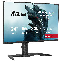 iiyama 60,5 cm/23,8? (1920×1080) iiyama GB2471HSU-B1 16:9 FHD Fast IPS 0,3ms (MPRT) 240 Hz HDMI 2×DisplayPort USB-C VESA 100×100 Black – Ansicht 4