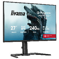 iiyama 68,6 cm/27? (1920×1080) iiyama GB2771HSU-B1 16:9 FHD Fast IPS 0,4 ms 240 Hz HDMI 2× DisplayPort USB-C VESA 100×100 Black – Ansicht 4