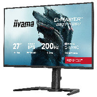 iiyama 68,6 cm/27? (2560×1440) iiyama GB2771QSU-B1 16:9 QHD Fast IPS 0,5 ms (MPRT) 200 Hz HDMI 2× DisplayPort USB-C VESA 100×100 Black – Ansicht 3