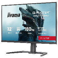 iiyama 80,0 cm/31,5" (2560x1440) iiyama G-MASTER GB3272QSU-B1 16:9 IPS 0,5 ms 180 Hz HDMI ×2 DisplayPort USB-Hub VESA Speaker Black – Ansicht 2