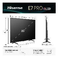 Hisense Germany GmbH 85E77Q PRO 215cm 85" 4K QLED Smart TV Fernseher – Ansicht 2