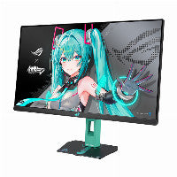 ASUS 68,6cm/27" (2560x1440) ASUS ROG Strix XG27ACMEG-G Hatsune Miku Edition 16:9 WQHD Fast IPS 1ms 260Hz HDMI DisplayPort USB-C VESA HDR – Ansicht 3