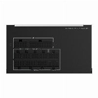 Montech CENTURY II 850W (argent, 1x GPU haute puissance à 12 broches, 4x PCIe, gestion des câbles, 850 watts)