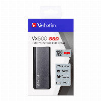 Verbatim 120GB Verbatim Vx500 2,5" (6,3cm) USB 3.1 silber retail – Ansicht 3