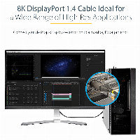 StarTech 1FT DISPLAYPORT 1.4 8K 60HZ – Ansicht 5