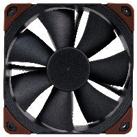 Noctua F12 industrialPPC-2000 120mm Brown / Black IP67 PWM 71.69 CFM 1-Pack
