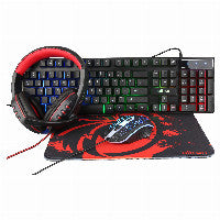 Ultron HAWK Gaming Set schwarz kabelgebunden 4in1