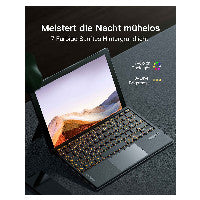 inateck Keyboard Surface gray, Sureface GO 1-4 Com. QWERTZ – Ansicht 4