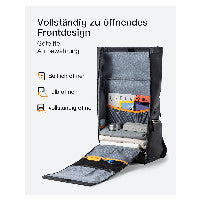inateck Notebook-Rucksack 15,6" BP01009 black 22-26,8L – Ansicht 4