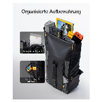 inateck Notebook-Rucksack 15,6" BP01009 black 22-26,8L – Ansicht 5