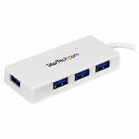StarTech StarTech WHITE 4 PORT MINI USB 3.0 HUB – Ansicht 2