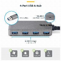 StarTech StarTech 4-PORT USB-A HUB 5GBPS – Ansicht 5