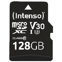 Intenso microSDXC 128GB Class 10 UHS-I Professional - Extended Capacity SD (MicroSDHC) Klasse 10