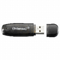 Intenso Rainbow 3x32GB Yellow/Red/Black USB-Stick USB Typ-A 2.0 Transparent
