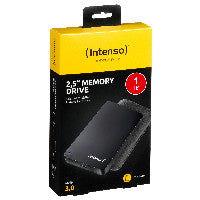 Intenso Memory Drive, 1TB Externe Festplatte 5400 RPM 2.5" Micro-USB B 3.2 Gen 1 (3.1 Gen 1) Schwarz