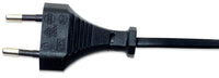 Manhattan Stromkabel, CEE 7/16-Stecker auf C7-Buchse ("Euro 8"), 1,8 m, schwarz