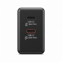 Lenovo N Lenovo Dual USB-C 65W GaN Charger Black EU – Ansicht 3