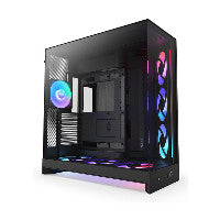 NZXT H9 FLOW RGB+ (2025) All Black MidiTower ATX E-ATX