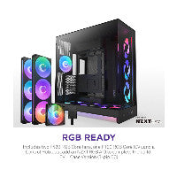 NZXT H9 FLOW RGB+ (2025) All Black MidiTower CM-H92FB-P1 – Ansicht 3