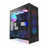 NZXT H7 FLOW RGB ALL Black Glasf. CM-H72FB-R1